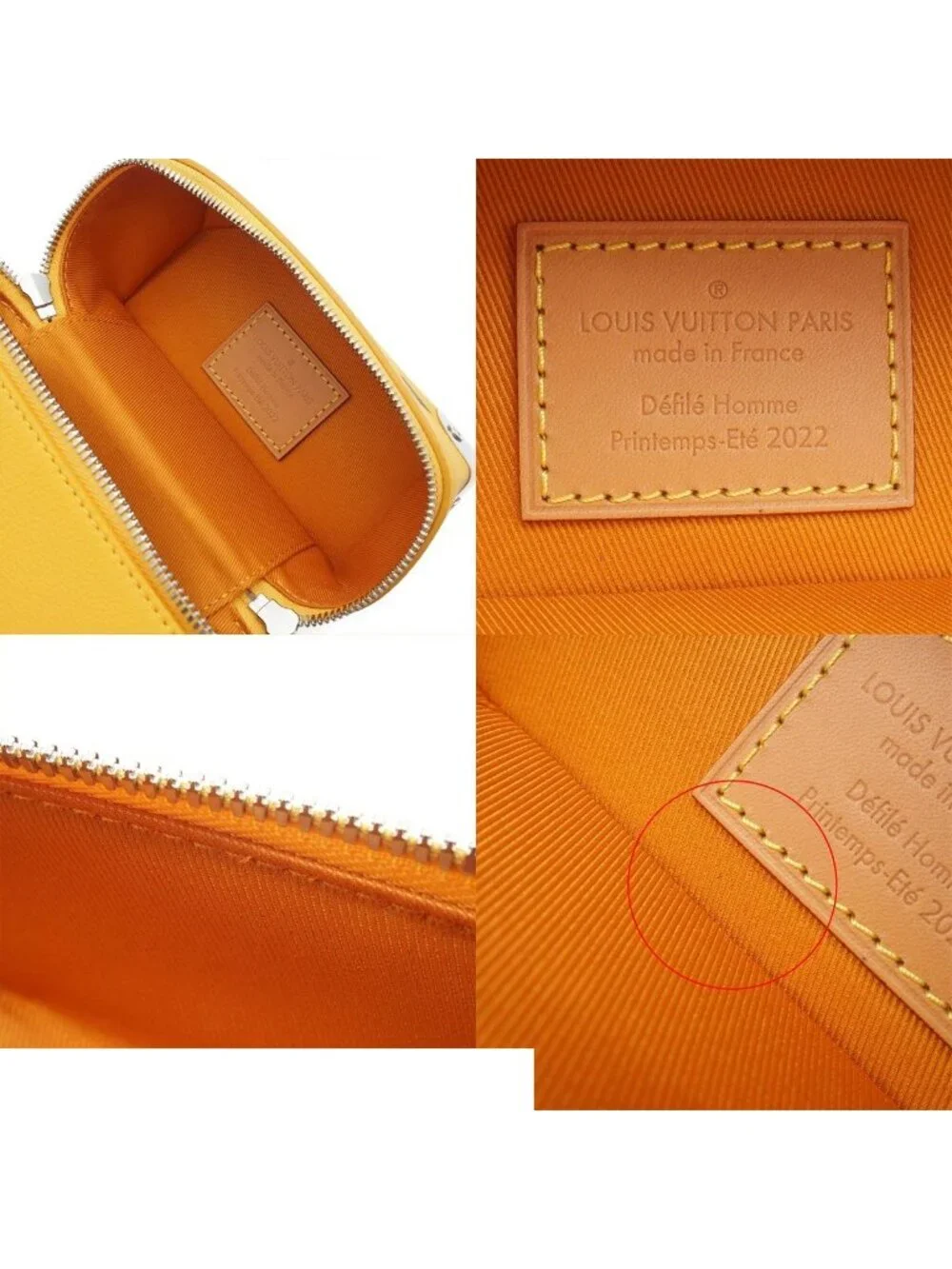 Louis Vuitton Vertical Box Trunk Saffron Leather 2-Way